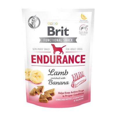 Brit Functional Snack Endurance Lamb - Agneau + Banane 150g - MyStetho Veterinary