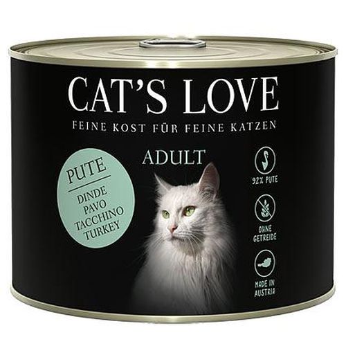 CAT'S LOVE Adult Dinde pure, 200g - MyStetho Veterinary