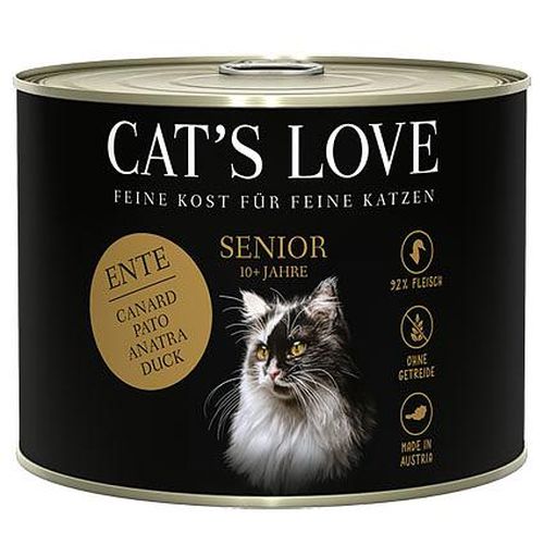 CAT'S LOVE Cat‘s Love Senior 10+ Canard, 200g - MyStetho Veterinary