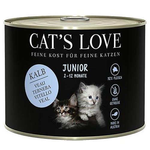 CAT'S LOVE Junior Veau, 200g - MyStetho Veterinary