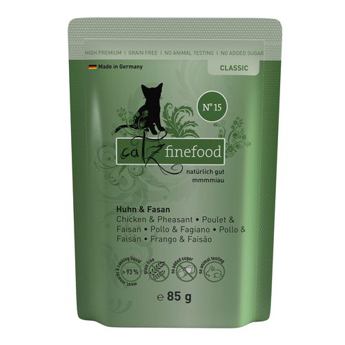 Catz Finefood No. 15 avec poulet & faisan, 85g - MyStetho Veterinary