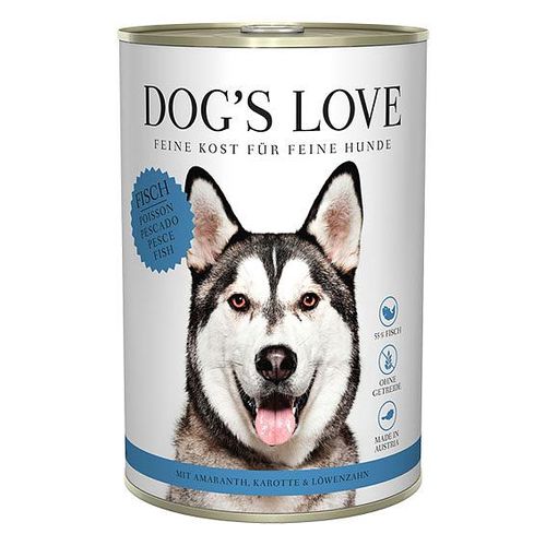 Dog's Love Classic Adult poissons, amarante, carotte & pissenlit, 400g - MyStetho Veterinary