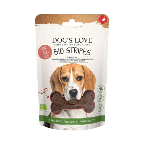 Dog's Love Stripes 100% Bio Soft Snack avec boeuf - MyStetho Veterinary