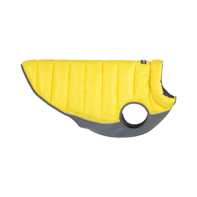 RedDingo Puffer jacket Yellow/Grey 20cm Yellow / Grey reversible - MyStetho Veterinary