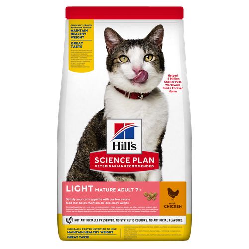 Hill's Science Plan Light Mature Adult 7+ Chicken 1.5 kg - MyStetho Veterinary