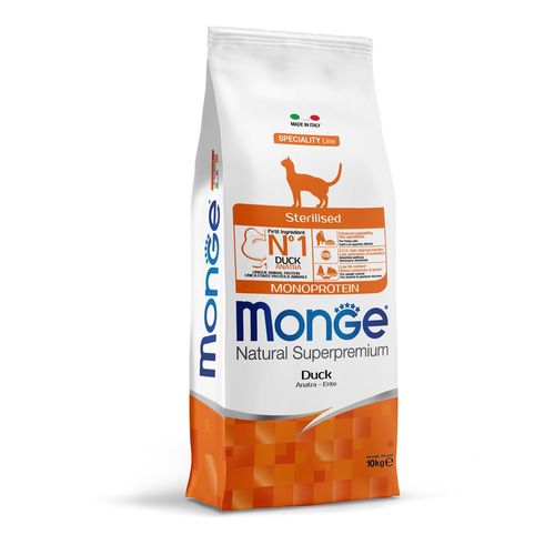 Monge Chat monoprotéines stérilisé canard - MyStetho Veterinary