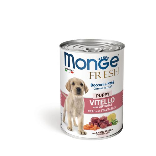 Monge Dog FRESH Puppy Veal&Veg. 400g - MyStetho Veterinary