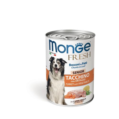 Monge Dog FRESH Senior Turkey&Veget 400g - MyStetho Veterinary