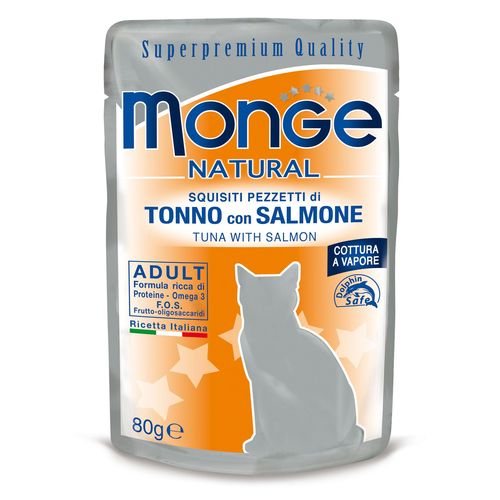 Monge Natural Cat Thon avec saumon - MyStetho Veterinary