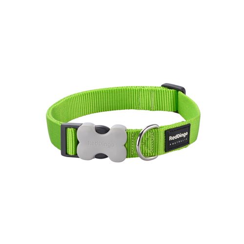 RedDingo Dog Collar Plain Lime Green S Classic Lime Green 15mm x 24-36cm - MyStetho Veterinary