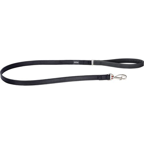 RedDingo Dog Lead Elegant L Vegan Leather Black 25mm, 1.2m - MyStetho Veterinary