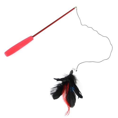 Swisspet Canne à pêche Kitty Teaser, noire - MyStetho Veterinary