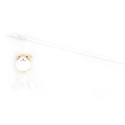 Swisspet Canne pour chats souris avec froufrou, beige - MyStetho Veterinary
