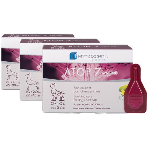 ATOP7® spot-on cat/dog (-10kg) - 0.6 ml - MyStetho Veterinary