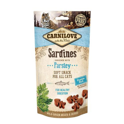 Carnilove Cat Adulte - Soft Snack - Sardine au persil 50g - MyStetho Veterinary