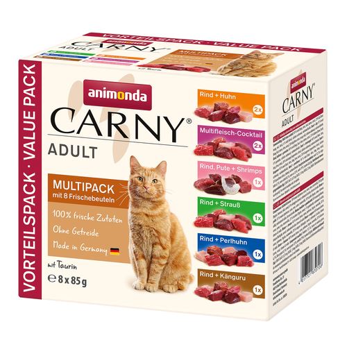 Carny Adult Multipack (8x85g) - MyStetho Veterinary