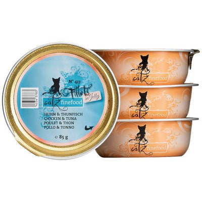 Catz Finefood Filets No. 413 - poulet & thon en gelée 85g - MyStetho Veterinary