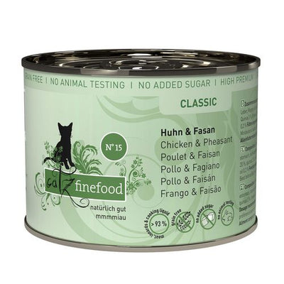 Catz Finefood No. 15 avec poulet & faisan, 200g - MyStetho Veterinary