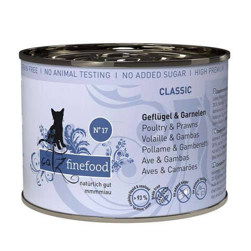 Catz Finefood No. 17 avec volaille & crevetten, 200g - MyStetho Veterinary