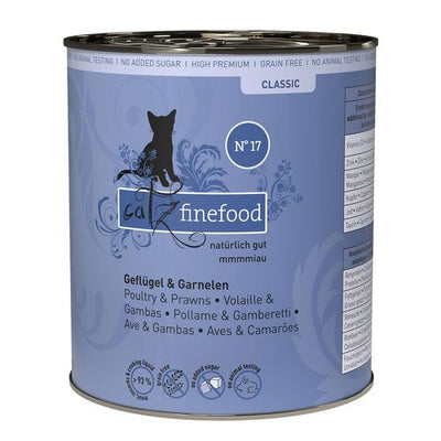 Catz Finefood No. 17 avec volaille & crevetten, 800g - MyStetho Veterinary