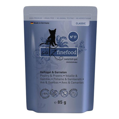 Catz Finefood No. 17 avec volaille & crevetten, 85g - MyStetho Veterinary