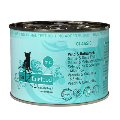Catz Finefood No. 21 gibier & rascasse, 200g - MyStetho Veterinary