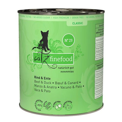 Catz Finefood No. 23 avec boeuf & canard, 800g - MyStetho Veterinary