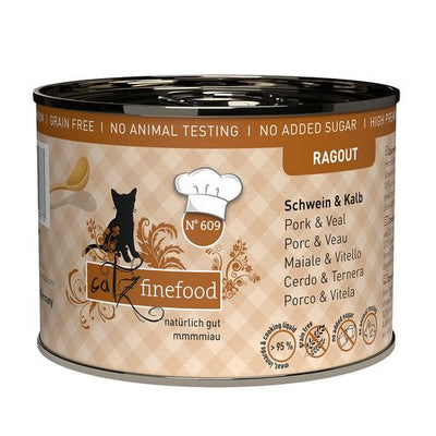 Catz Finefood Ragout No. 609 avec porc & veau - MyStetho Veterinary