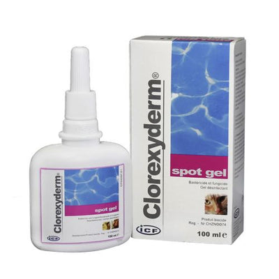 Clorexyderm Spot Gel 100 ml flacon - MyStetho Veterinary