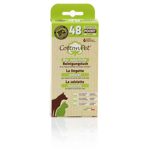 CottonPet lingettes, en pur coton - MyStetho Veterinary