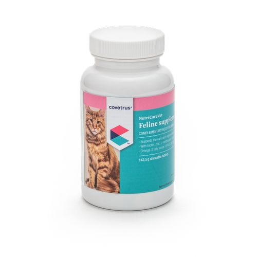 Covetrus NutriCareVet Skin & Coat Support comprimés à croquer pour chat 190 Kautabletten - MyStetho Veterinary