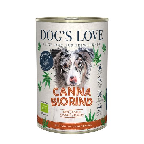 Dog&#039;s Love Canna BIO Bœuf & canvre 400g - MyStetho Veterinary