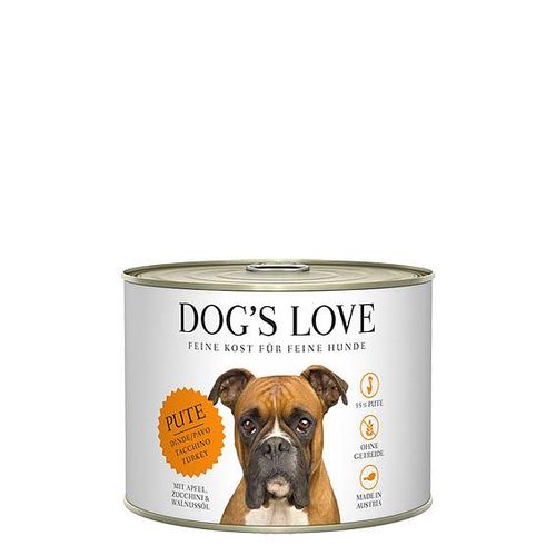 Dog&#039;s Love Classic Adult dinde, pomme, courgette & huile de noix, 200g - MyStetho Veterinary