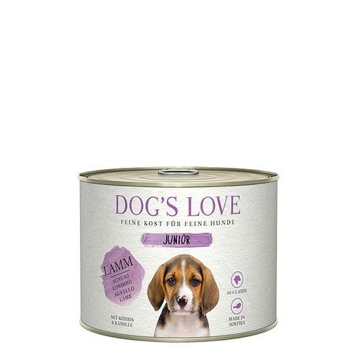 Dog&#039;s Love Junior agneau, citrouille & camomille 200g - MyStetho Veterinary