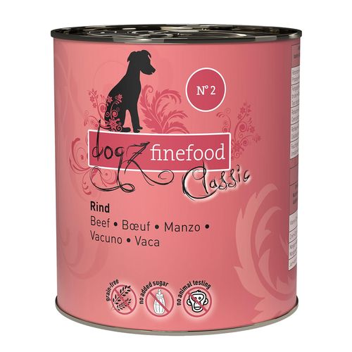 Dogz Finefood No.02 bœuf 800g - MyStetho Veterinary