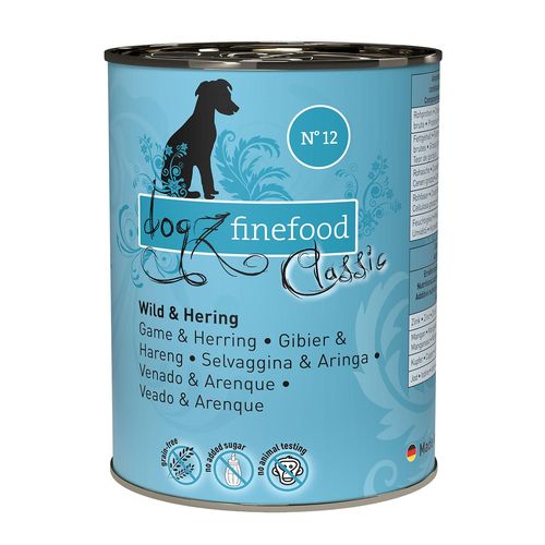 Dogz Finefood No.12 gibier&hareng 400g - MyStetho Veterinary