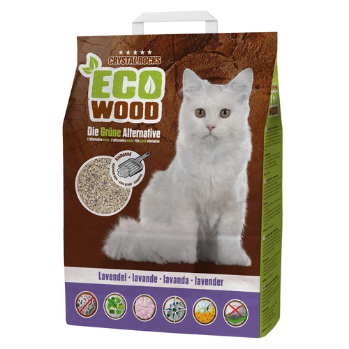 Crystal Rocks Eco Wood, lavande, 6l, 2.5kg - MyStetho Veterinary