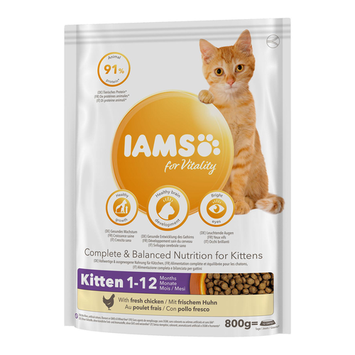 Iams Kitten Chicken 800g - MyStetho Veterinary