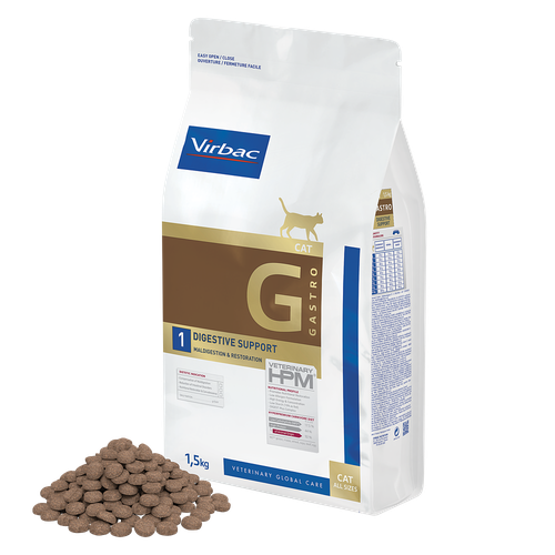 HPM Cat Gastro G1 Digestive Support 3 kg - MyStetho Veterinary