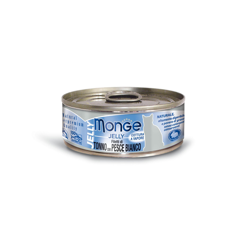 Monge Jelly Cat Ad. Tuna&amp;Sea bream 80g - MyStetho Veterinary