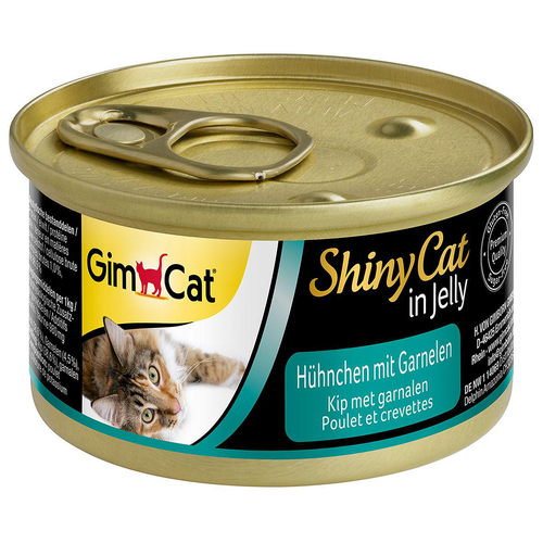 GimCat ShinyCat poulet &amp; crevettes - MyStetho Veterinary