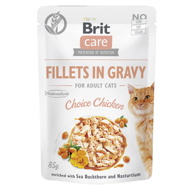 Brit Care Cat Brit Care Cat - Filets en sauce - Poulet 85g - MyStetho Veterinary