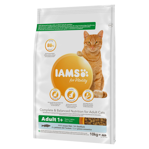 Iams Vitality Adult Ocean Fish 10kg - MyStetho Veterinary