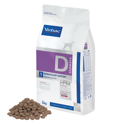 HPM Dog Dermato D1 Dermatology Support 3 kg - MyStetho Veterinary