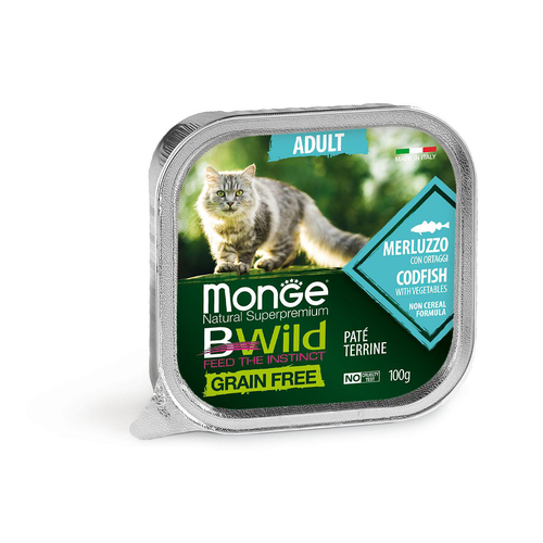 Monge Bwild GF adulte Cabillaud - MyStetho Veterinary