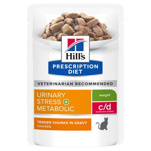 Hill's Prescription Diet c/d Multicare Stress + Metabolic Chicken 85 g - MyStetho Veterinary