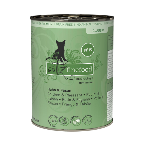 Catz Finefood No. 15 avec poulet &amp; faisan, 400g - MyStetho Veterinary