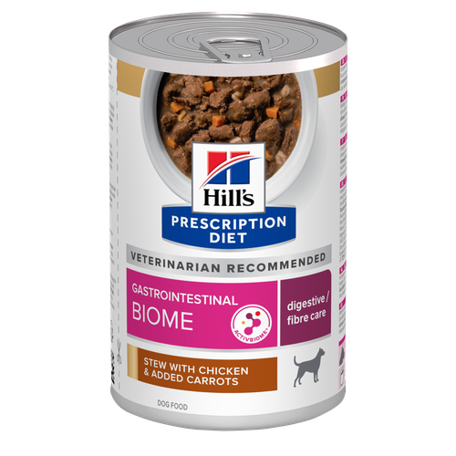 Hill's Prescription Diet GI Biome with Chicken und vegetables stew can 354 g - MyStetho Veterinary