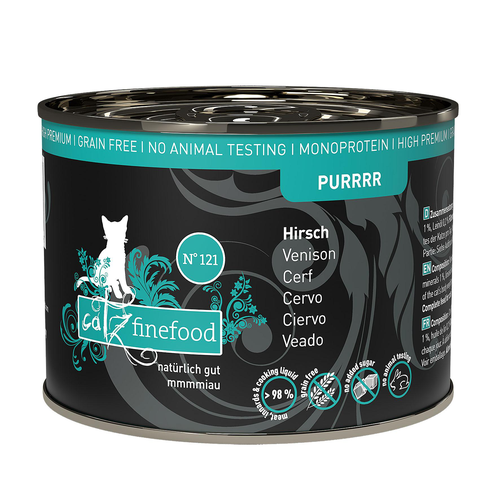 Catz Finefood Purrrr No. 121 avec cerf, 200g - MyStetho Veterinary