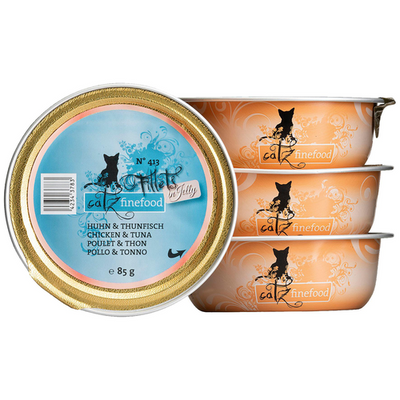 Catz Finefood Filets No. 413 - poulet &amp; thon en gelée 85g - MyStetho Veterinary